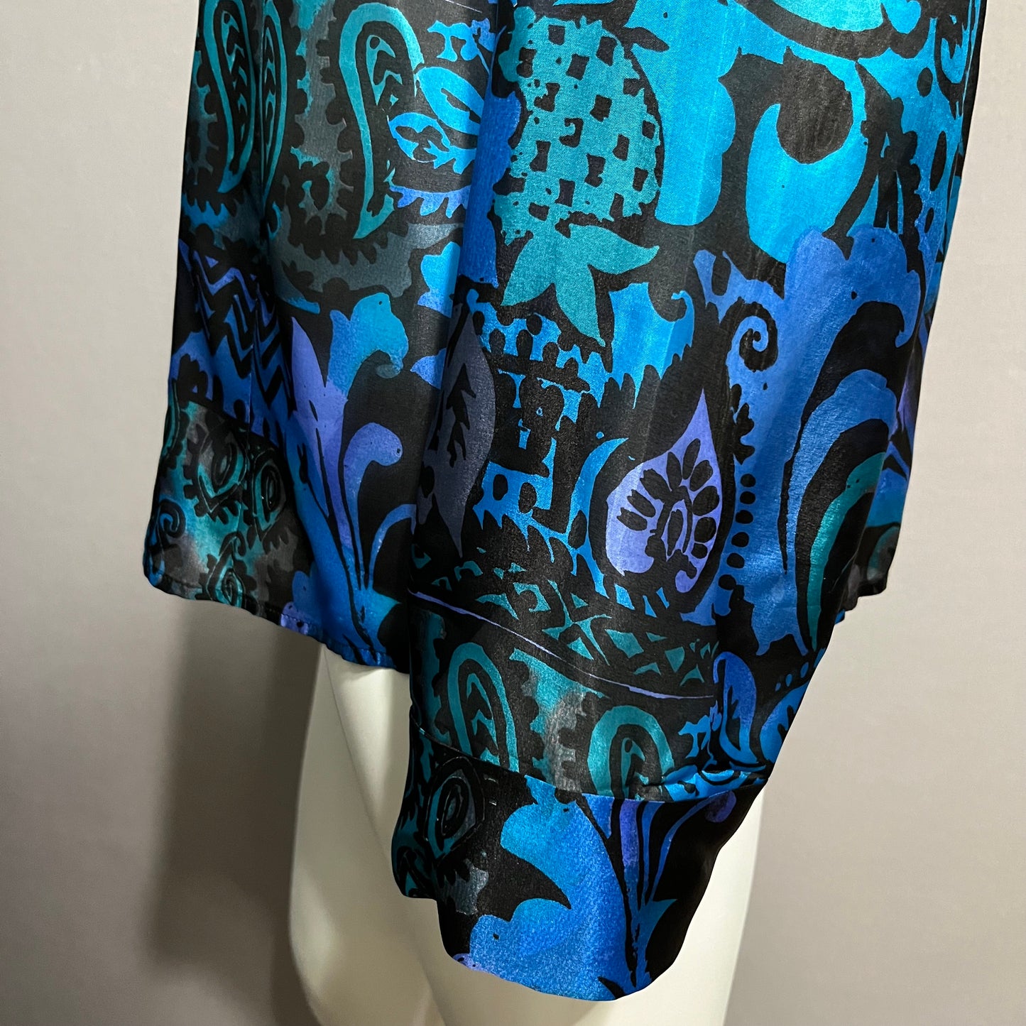 Chicos Silk Floral | Paisley Jewel Tone Blazer Sz-3 or XL