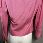 Harve Benard Light Pink 100% Viscose Double Breasted Cropped Jacket Sz-8 Petite