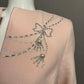 Vintage Fashionista Wool | Cashmere Blend Pink Pearl Blazer Sz-Large