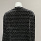 Notations Silver Glittery With Black Velvet Top Sz-2X