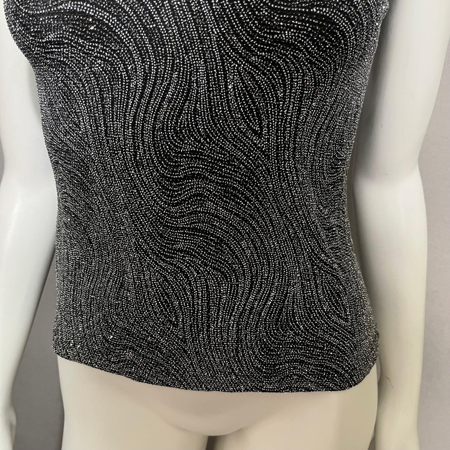 Vintage Onyx Night Sparkly Shell Tank Sz-Sm/Med/Large