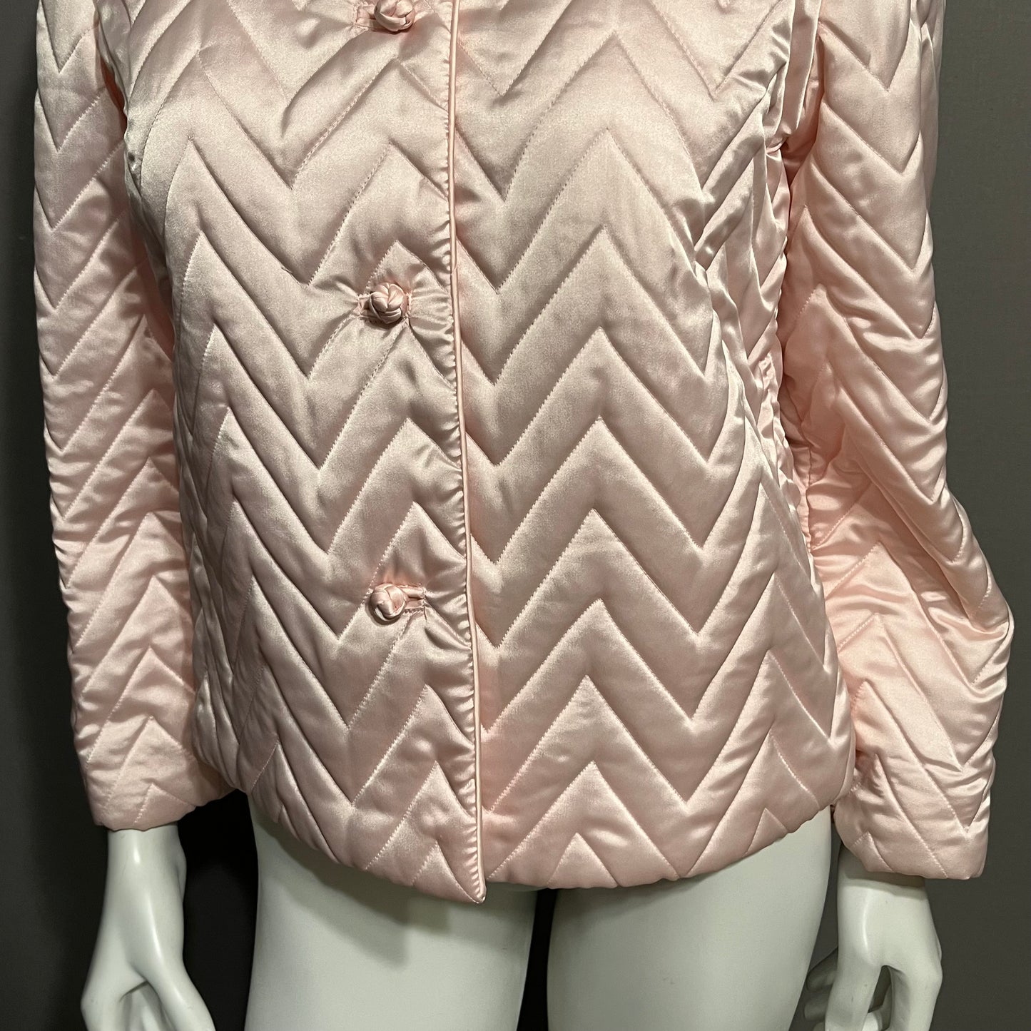 Neiman Marcus Light Pink Puffer Lightweight Jacket Sz-Small