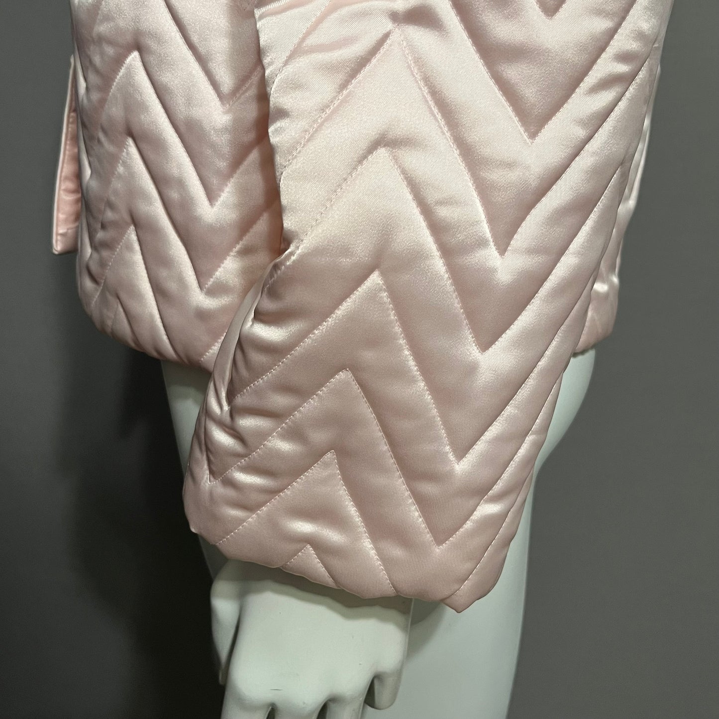 Neiman Marcus Light Pink Puffer Lightweight Jacket Sz-Small