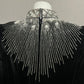 Vintage Argenti Notte Black Velvet Sequin Beaded Dress Sz-10