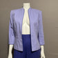 Sag Harbor Purple 3 Pc Linen Pant Set Sz-8