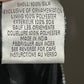Papell Boutique 100% Silk Black With White Beaded Tunic Top Sz-Large