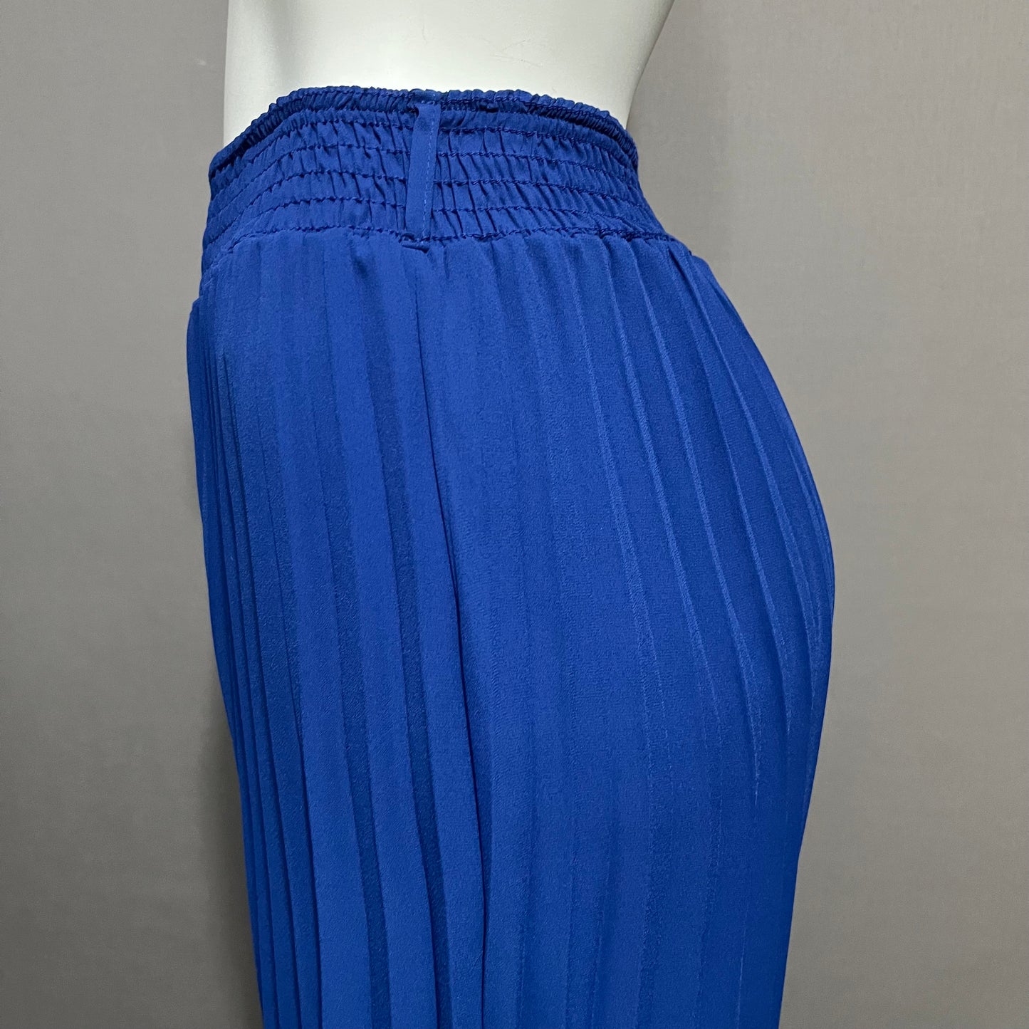 Dylmar Blue Pleated Flowy Pants Sz-Large