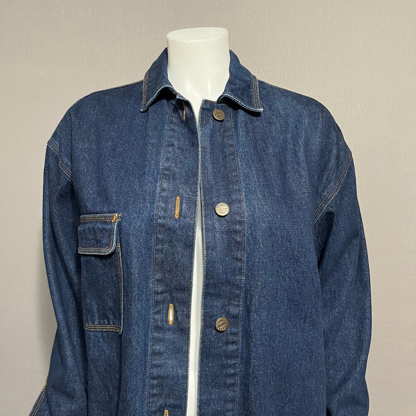 Perry Ellis Cotton Denim Jacket Sz-Small | Medium