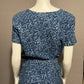 Vintage Requirements 2 Pc Denim Floral Skirt Set Sz-Large