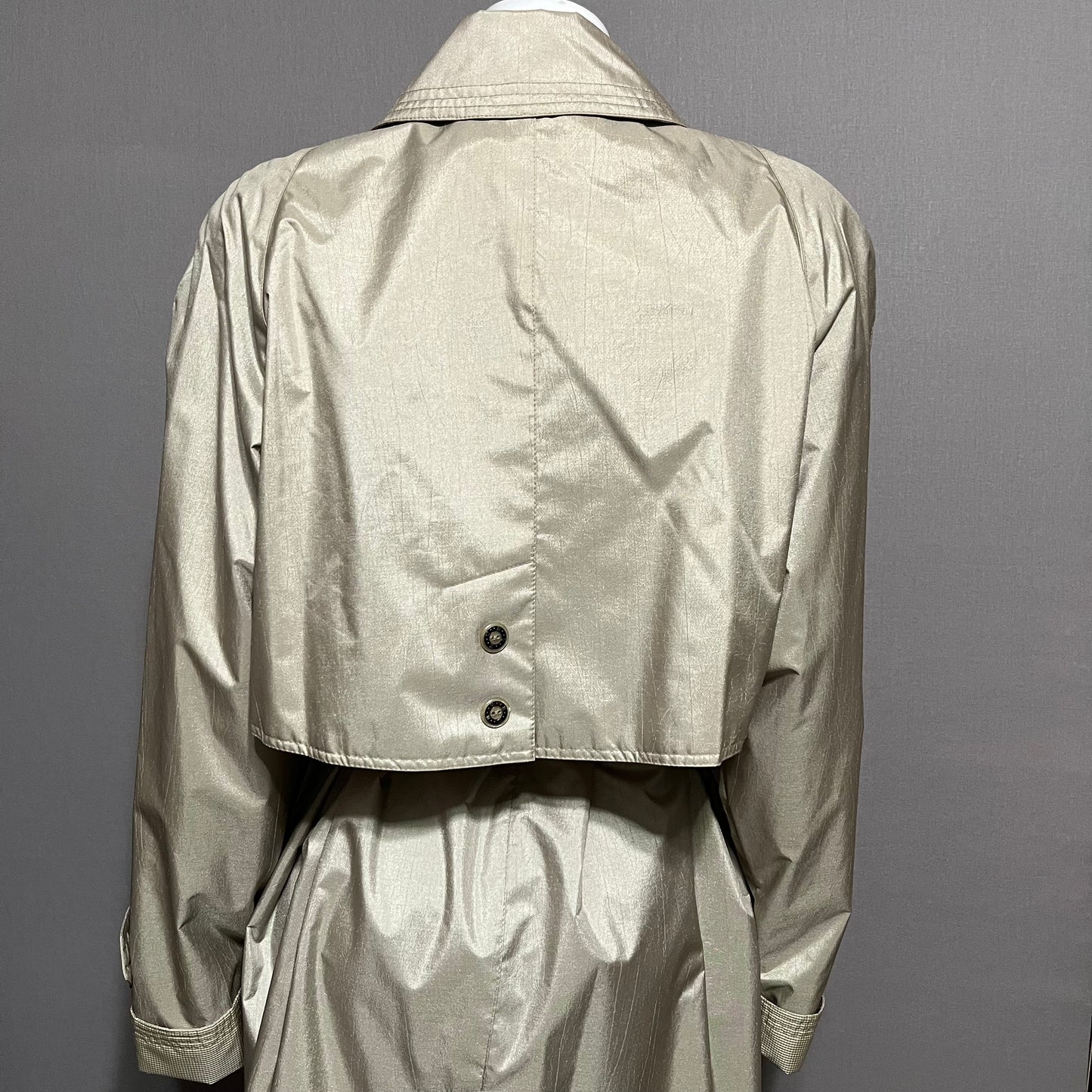 Fleet Street Champagne Longline Trench Jacket Sz-14