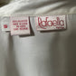 Rafaella White Artsy Ruffle Front Blouse Sz-Small | Medium