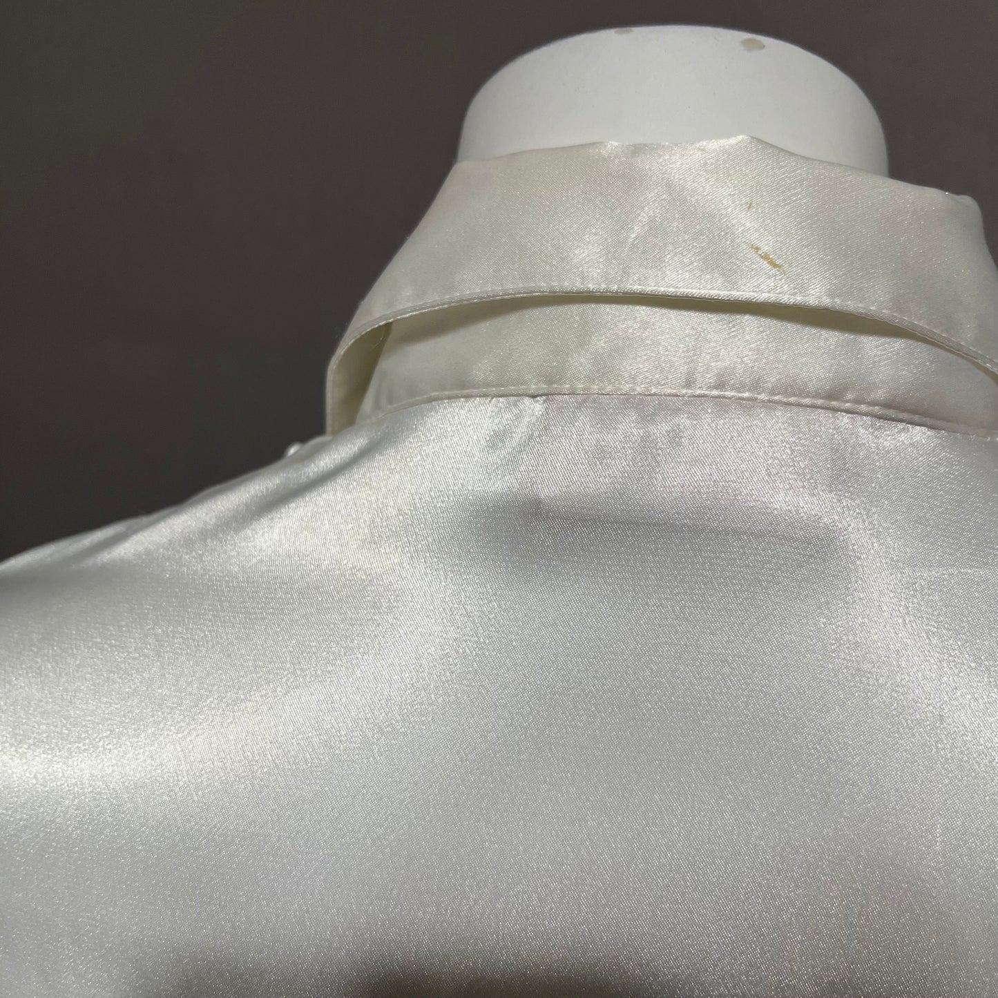 Rafaella White Artsy Ruffle Front Blouse Sz-Small | Medium
