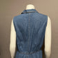 Vintage St. John Bay Denim Romper Sz-14M