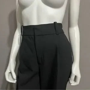 Zara High Waisted Black Dress Pants Sz-XL