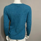 Charter Club Cashmere Crewneck Teal Sweater Sz-Large