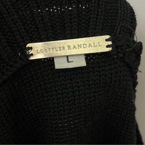 Loeffler Randall Black 100% Merino Wool Sweater Sz-Large