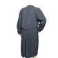 Fleet Street Slate Blue Longline Trench Jacket Sz-16