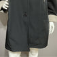Fleet Street Black &amp; Tan Rain Hooded Jacket Sz-XL