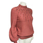 Alfani Mauve Rhinestones Beaded Sweater Sz-Medium