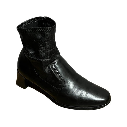 Munro Leather Ankle Boots Sz-8