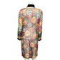 Harari 100% Silk Sheer Floral Duster Sz-Small