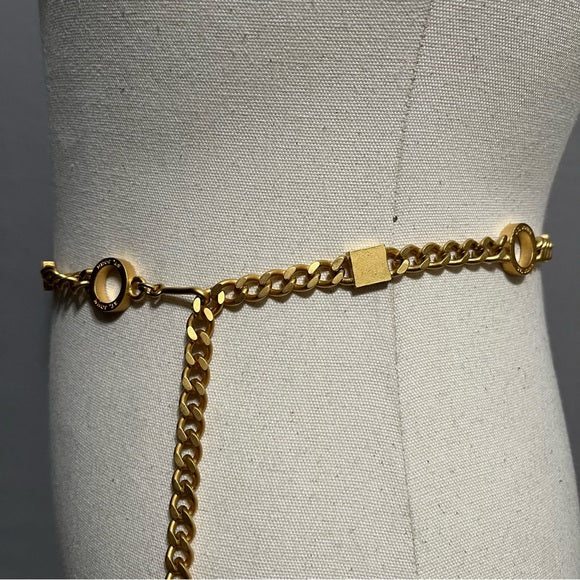 St. John Skinny Gold Chain Belt Sz-Small/Med