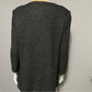 Misook Black & Gold Sparkly Cardigan Sz/Small