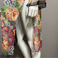 Harari 100% Silk Sheer Floral Duster Sz-Small