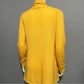 White & Warren Mustard Open Front Cashmere Cardigan Sz-Medium
