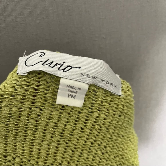 Curio New York Lime Green Button Front Cardigan Sz-Med