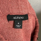 Alfani Mauve Rhinestones Beaded Sweater Sz-Medium