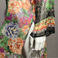 Harari 100% Silk Sheer Floral Duster Sz-Small