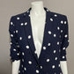 Banana Republic Navy Polka Dot Blazer Sz-14