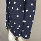 Banana Republic Navy Polka Dot Blazer Sz-14