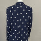 Banana Republic Navy Polka Dot Blazer Sz-14