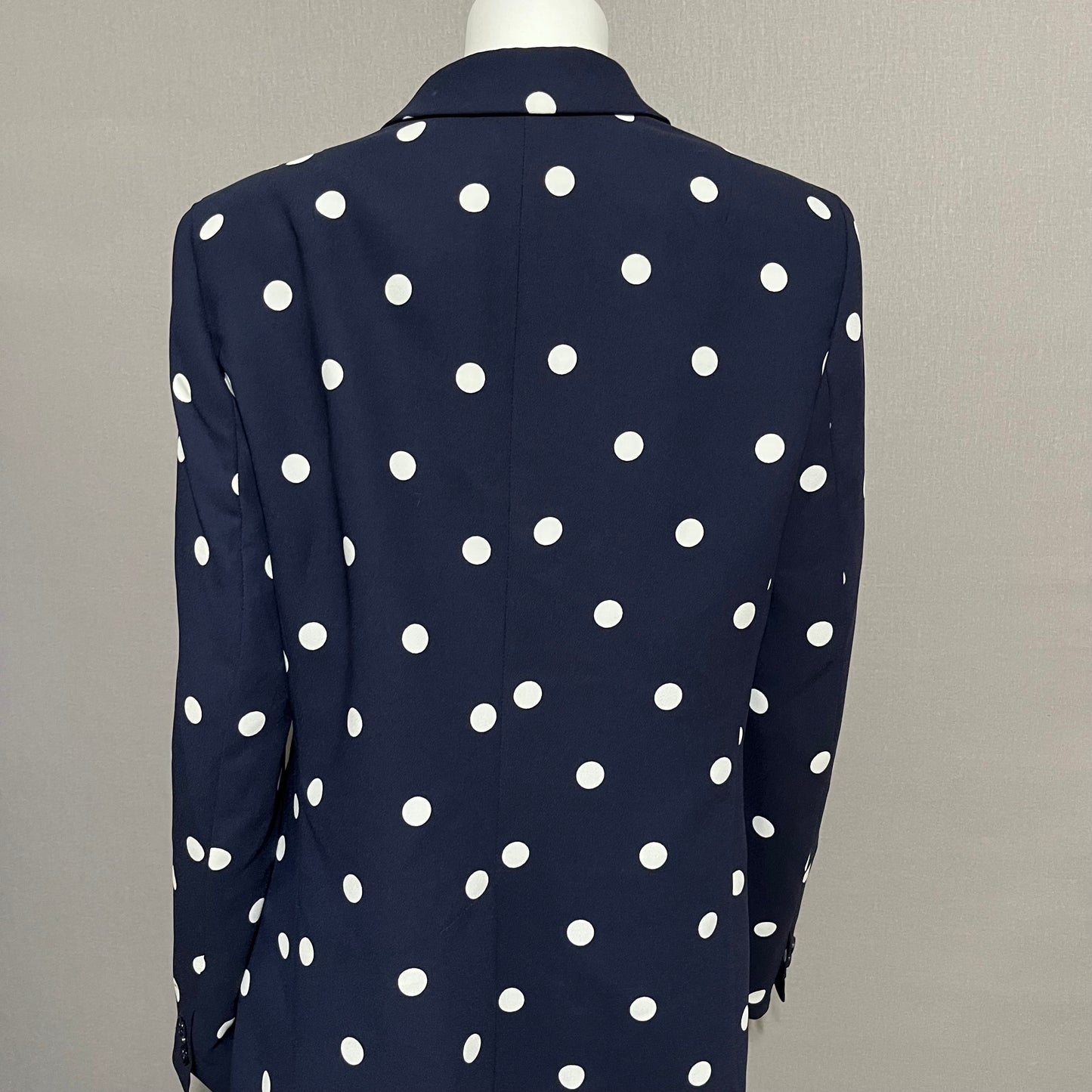 Banana Republic Navy Polka Dot Blazer Sz-14