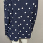 Banana Republic Navy Polka Dot Blazer Sz-14