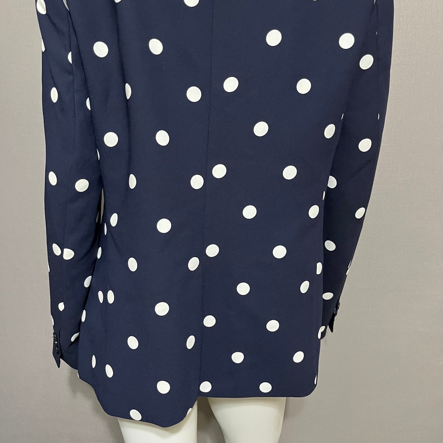 Banana Republic Navy Polka Dot Blazer Sz-14