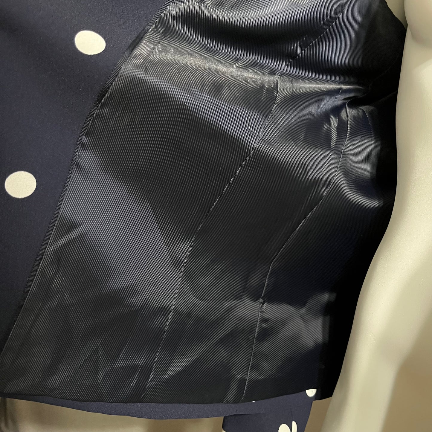 Banana Republic Navy Polka Dot Blazer Sz-14