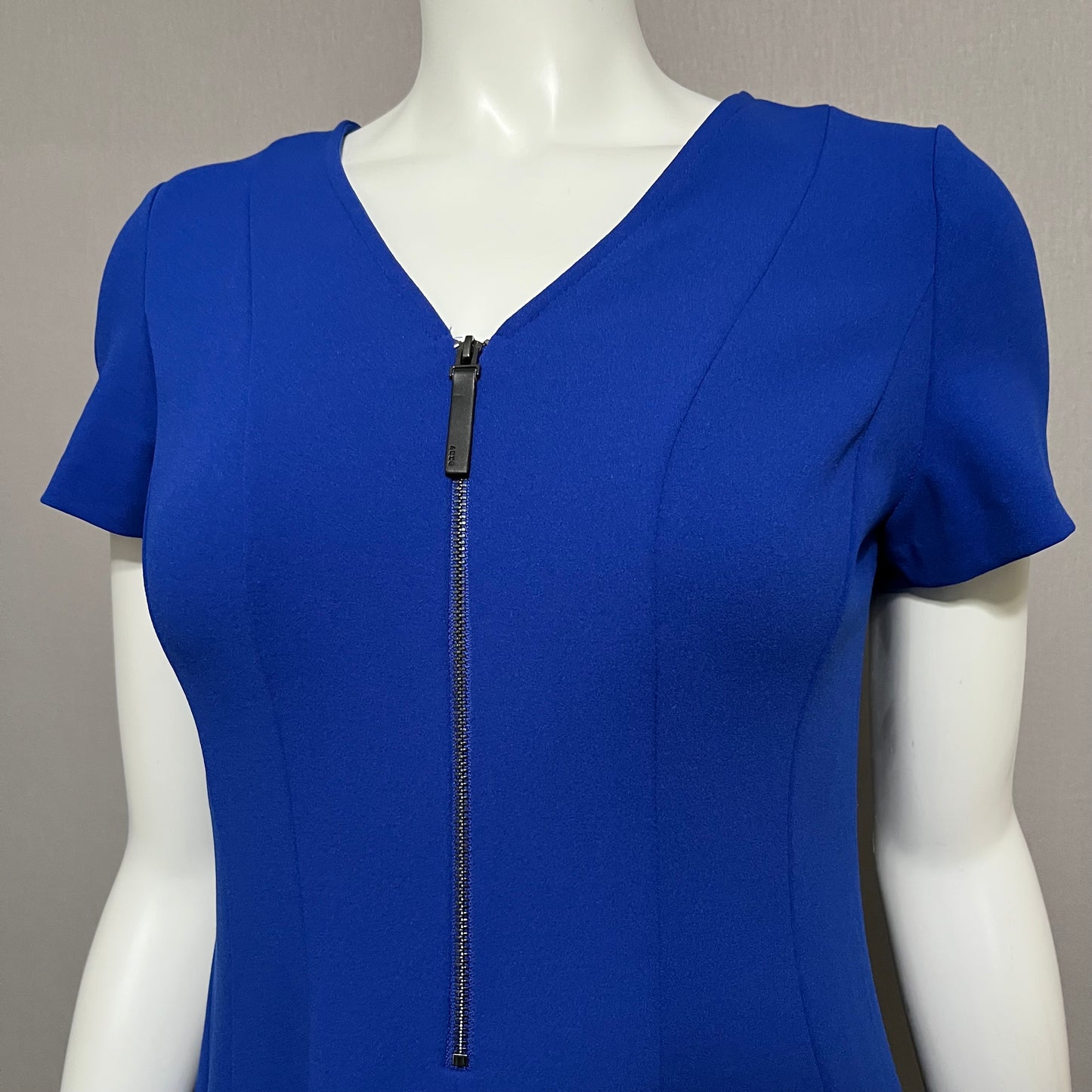 DKNY Cobalt Blue Fit & Flare Dress Sz-6