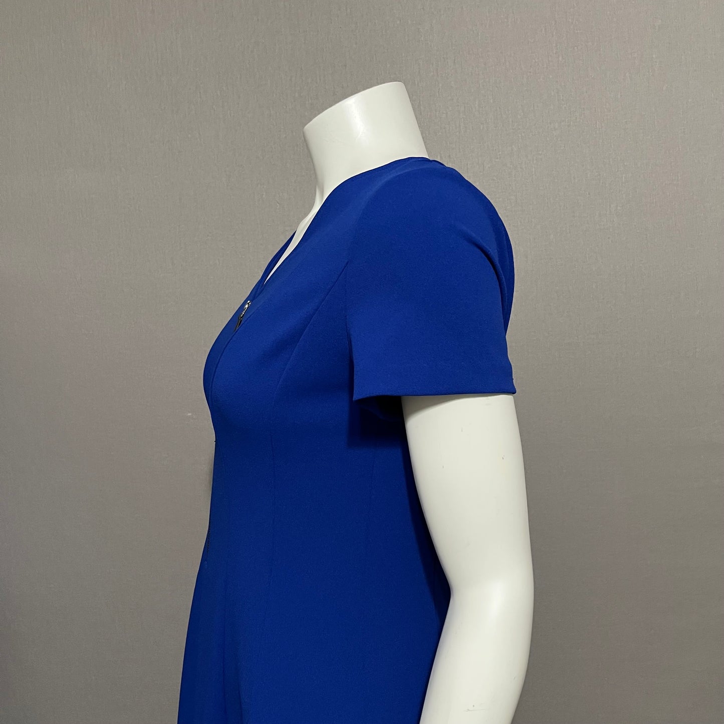 DKNY Cobalt Blue Fit & Flare Dress Sz-6