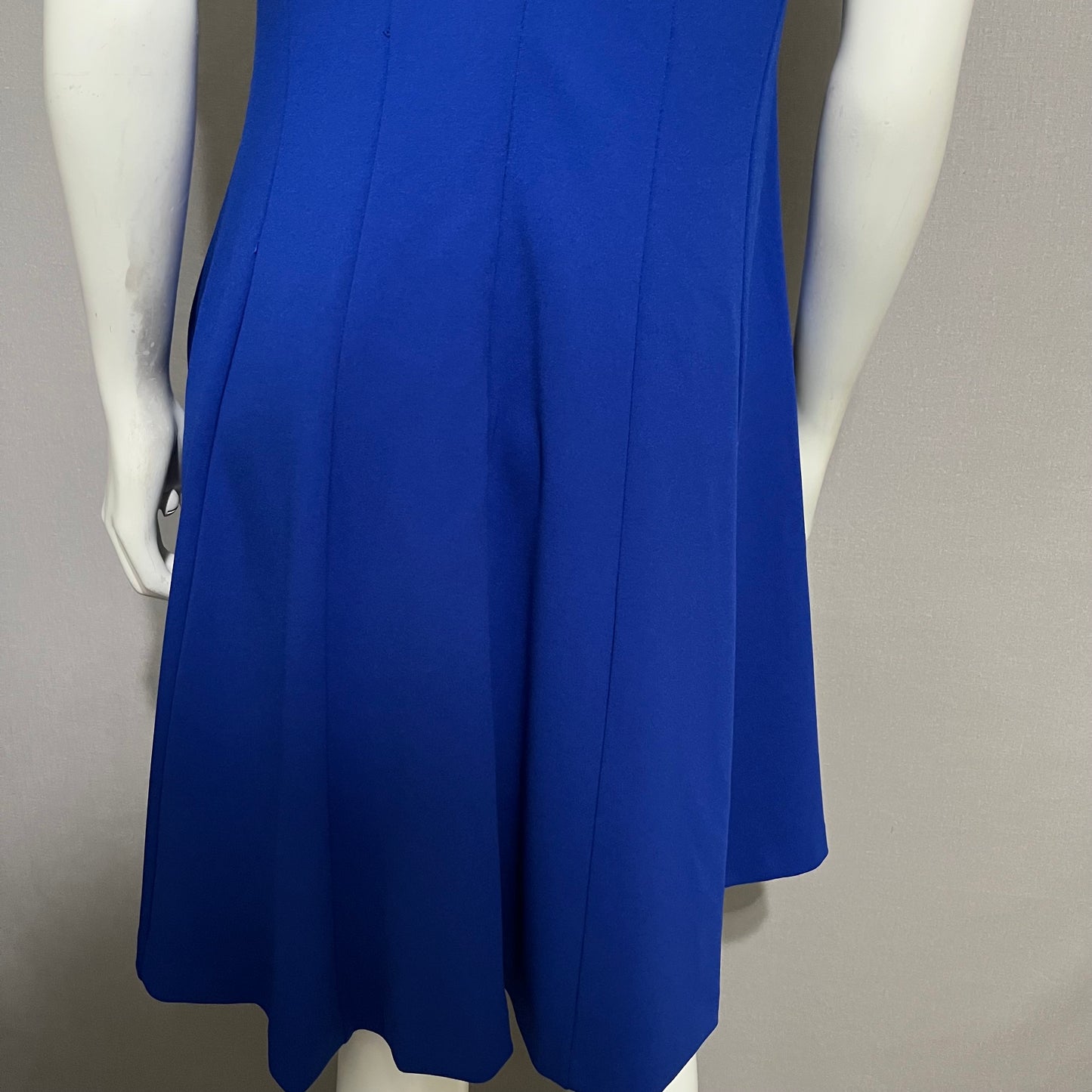 DKNY Cobalt Blue Fit & Flare Dress Sz-6