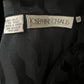 Josephine Chaus Black Swirl Print Silk Blouse Sz-10