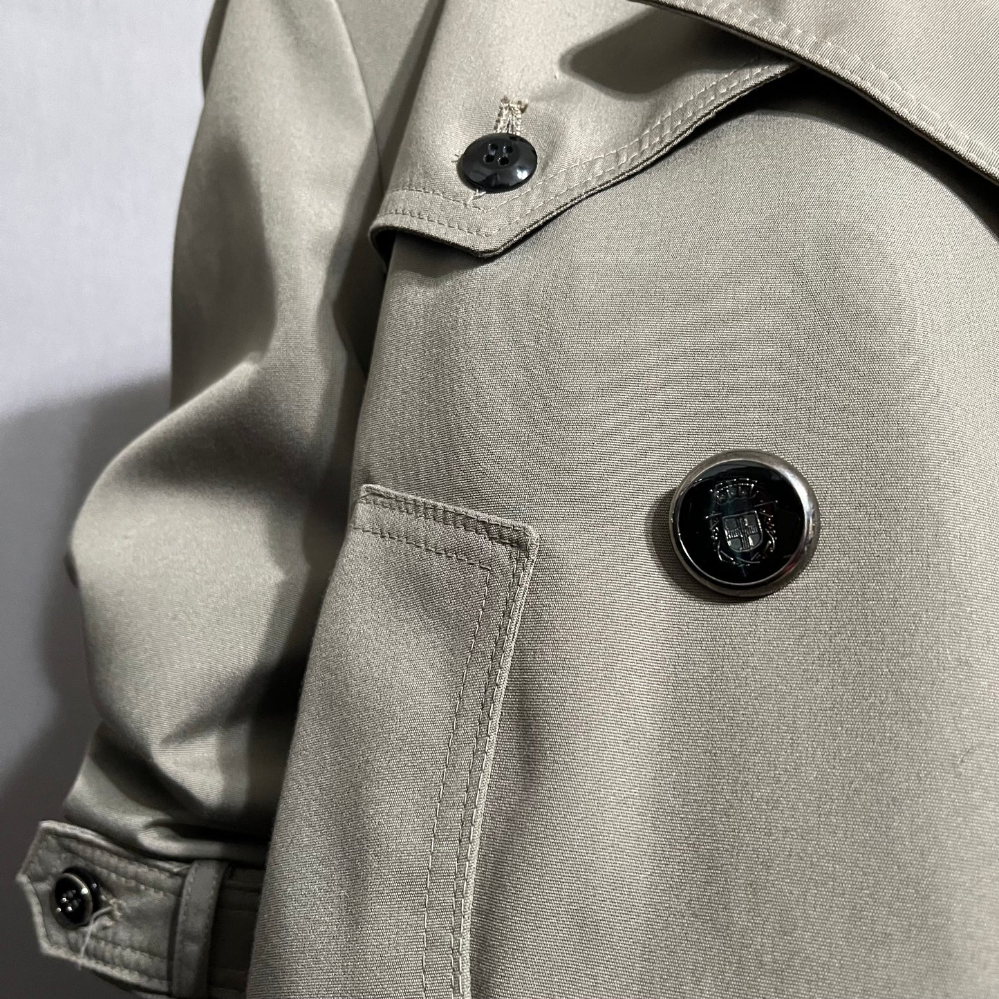 Custom Cropped Trench Jacket