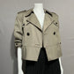 Custom Cropped Trench Jacket