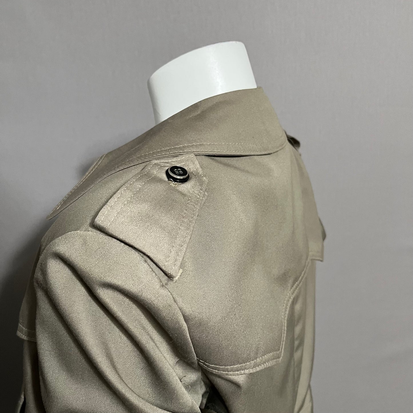 Custom Cropped Trench Jacket