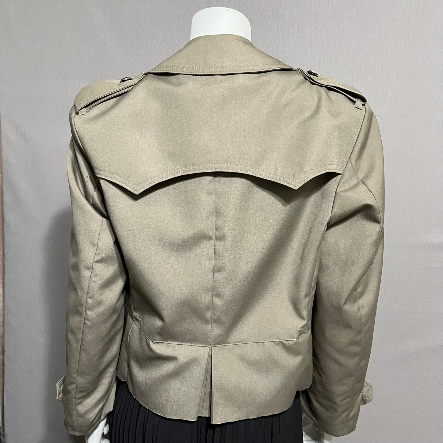 Custom Cropped Trench Jacket