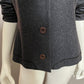 Harve Benard Dark Grey Wool Viscose Short Jacket Sz-8