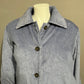 Vintage Blair Ribbed Blue Fleece Jacket Size Medium/Large