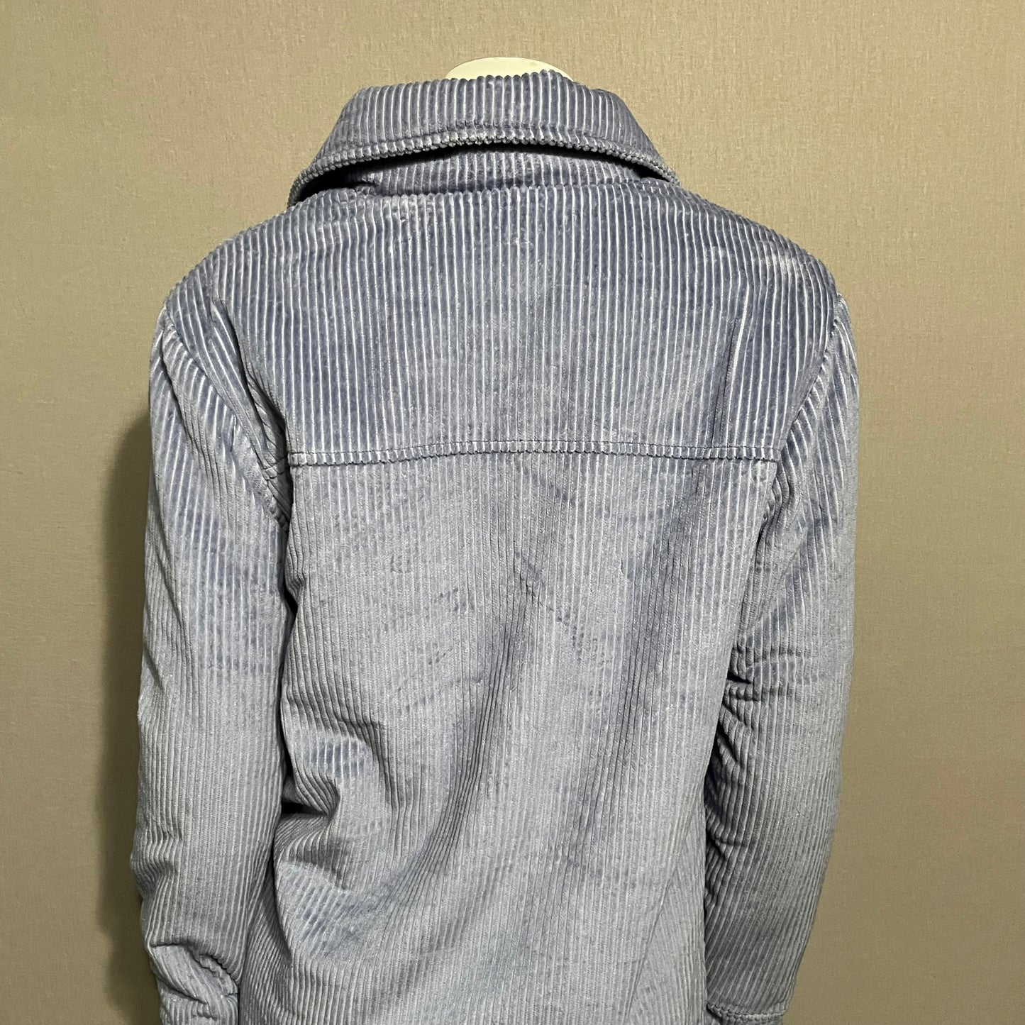 Vintage Blair Ribbed Blue Fleece Jacket Size Medium/Large